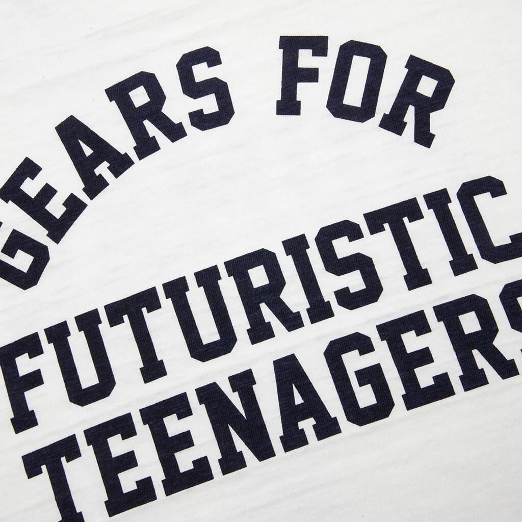 Graphic L S T Shirt 7 White