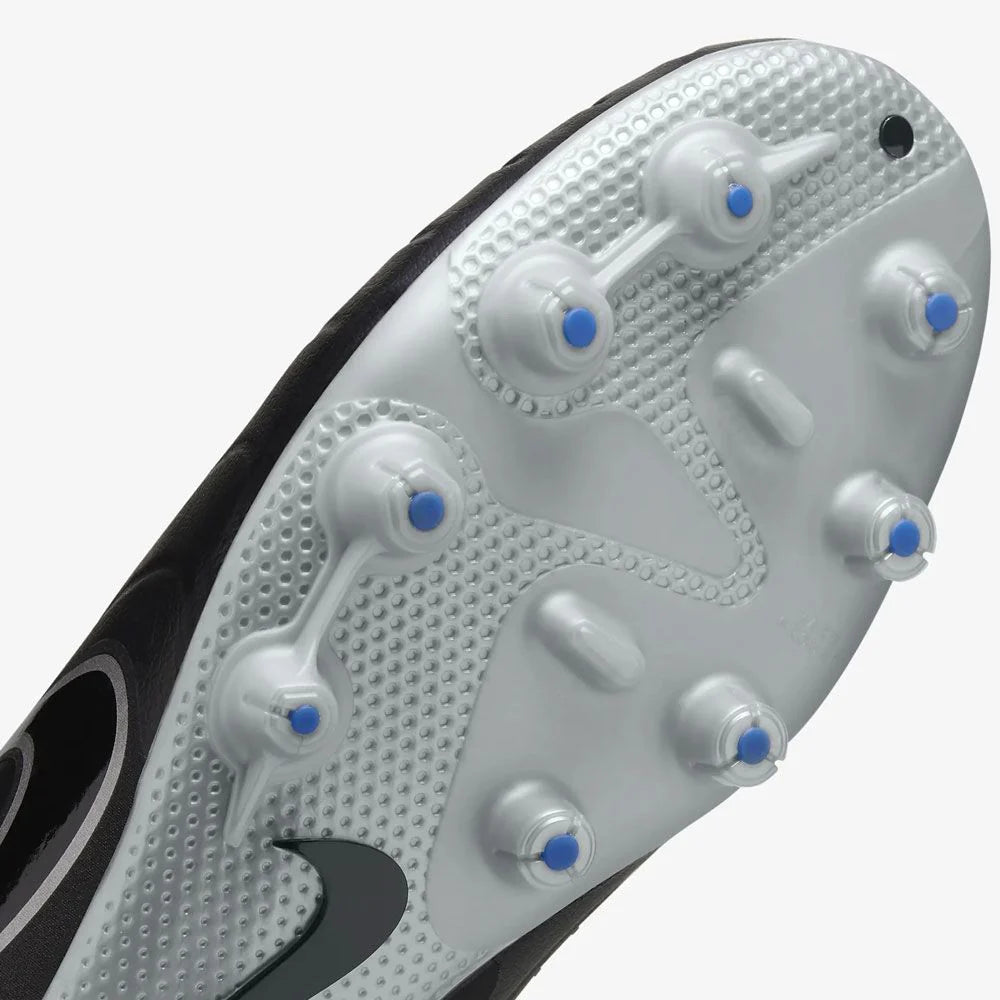 Nike Tiempo Legend 10 Academy Firm Ground Soccer Cleats Black Hyper Royal Chrome
