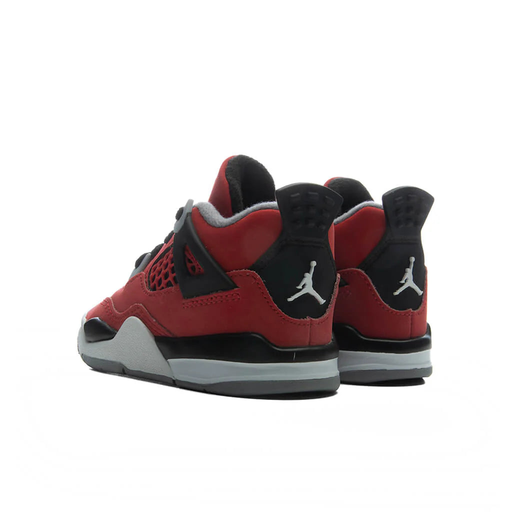Air Jordan 4 Retro Toro Bravo TD Fire Red White Black Cement Grey