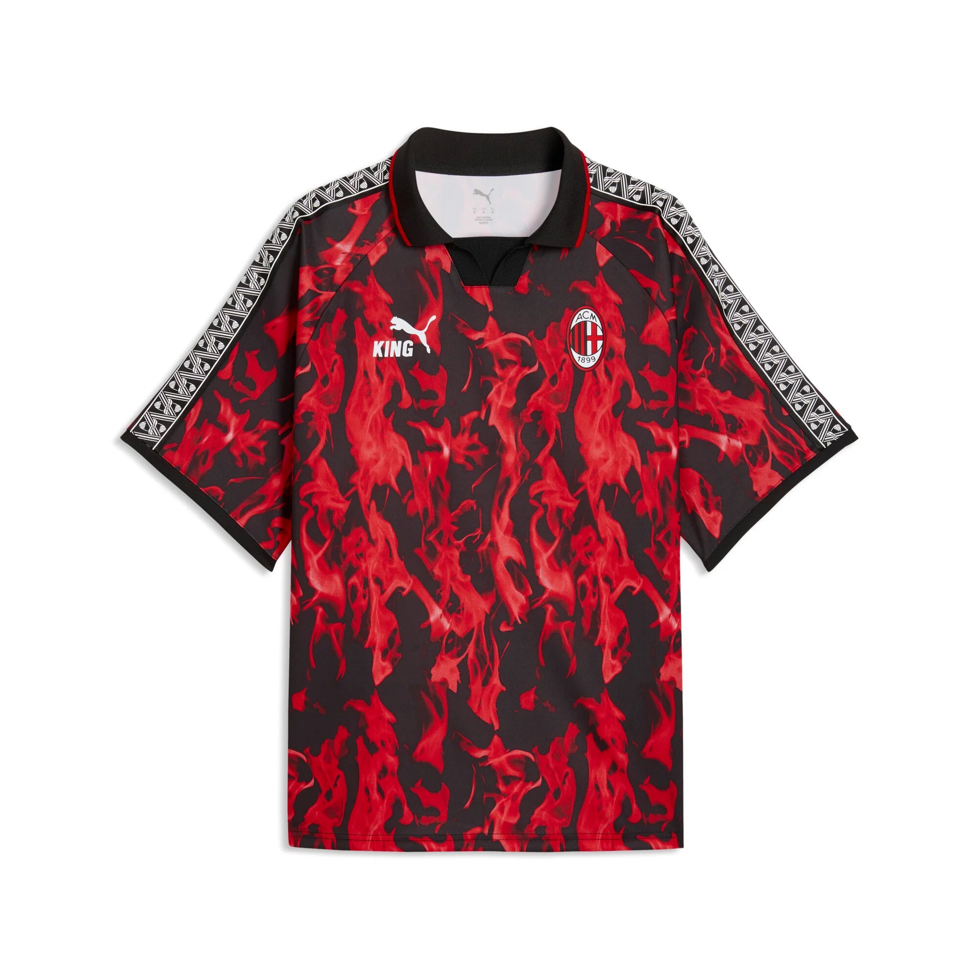 PUMA AC Milan King Retro Mens Soccer Jersey 2026 Red Black