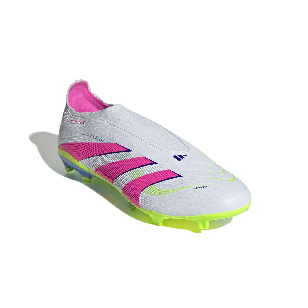 adidas Predator League Laceless Firm Multi Ground Boots White Pink