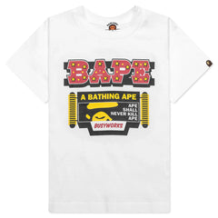 Kids Busyworks Tee White