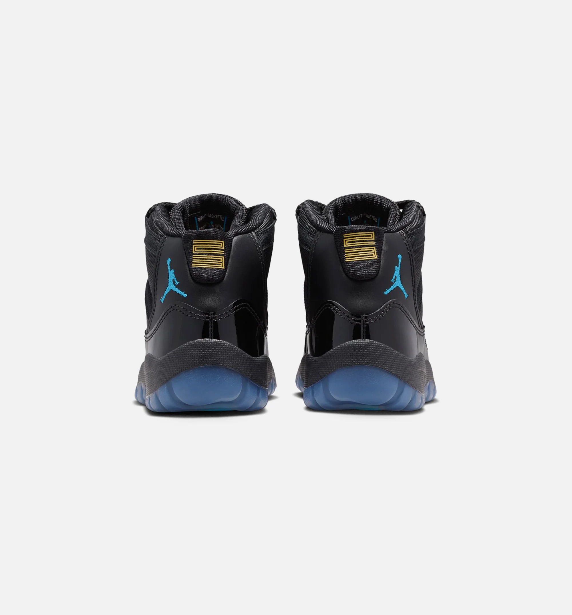 Air Jordan 11 Retro Gamma Preschool Lifestyle Shoe Black Gamma Blue Varsity Maize Limit One Per Customer