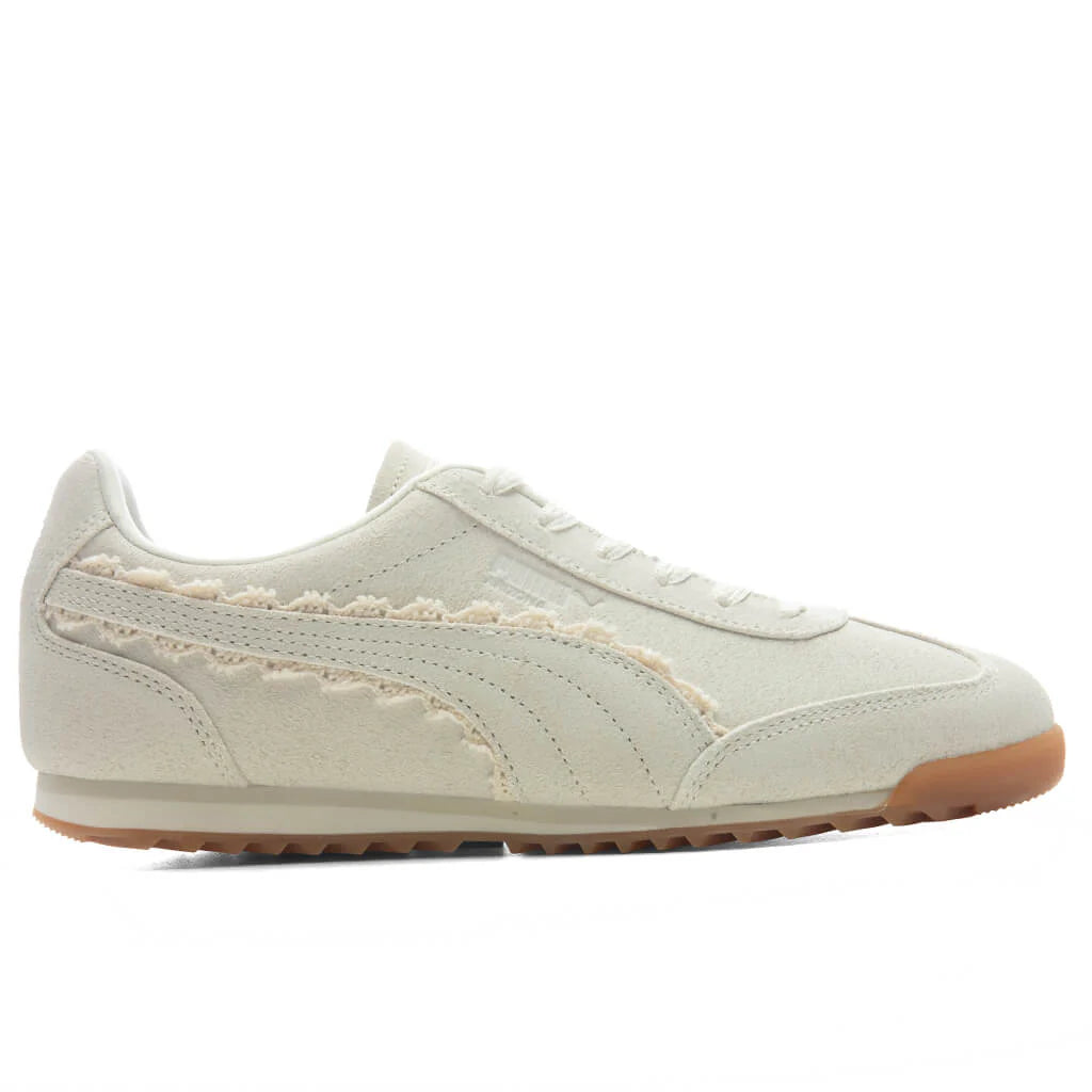 Womens Arizona Lace Warm White Caramel Latte