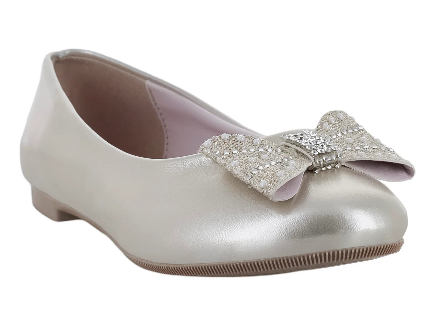 Zapatos Planos Tropicana Metalizados Mercurio para Niña