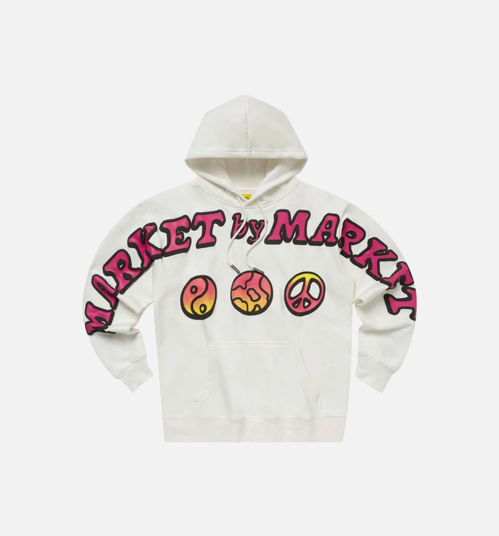 Cali Peace Hoodie Mens Hoodie Off White