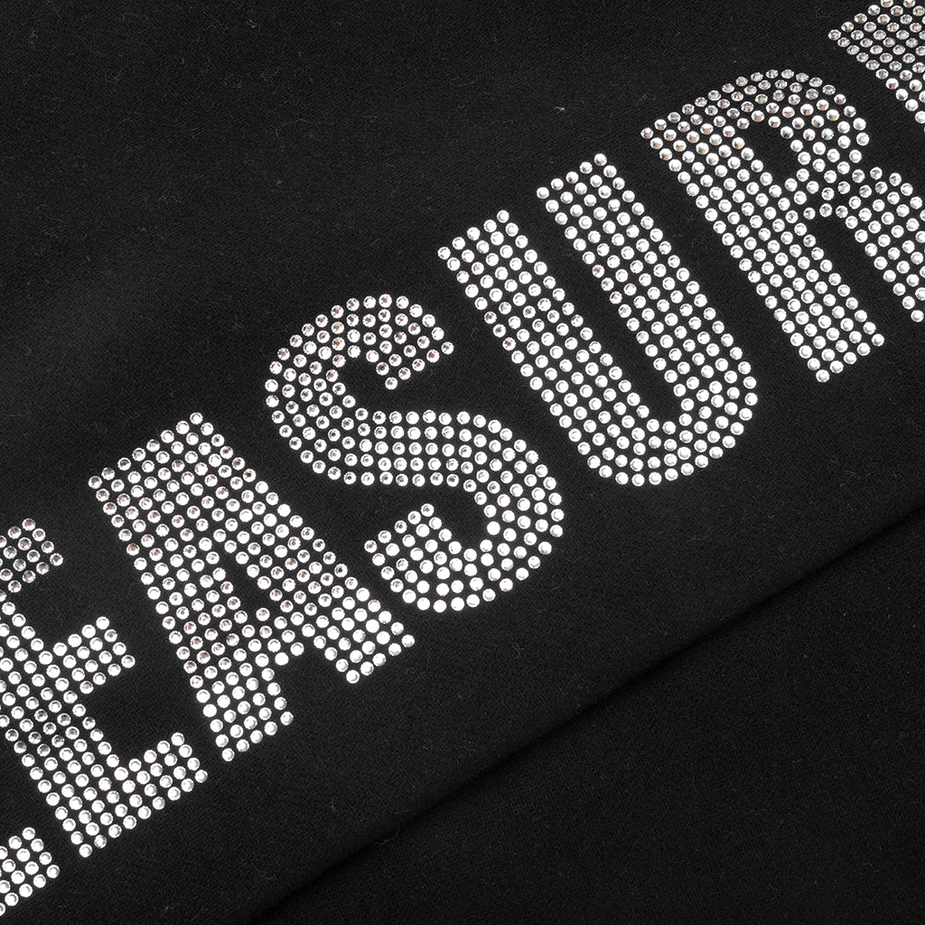 Rhinestone Impact Sweatpants Black