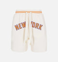 Rhuigi BBall Mens Shorts White Orange