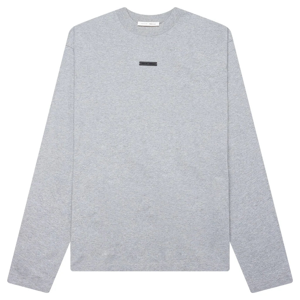 Classic L S T Shirt Concrete Heather