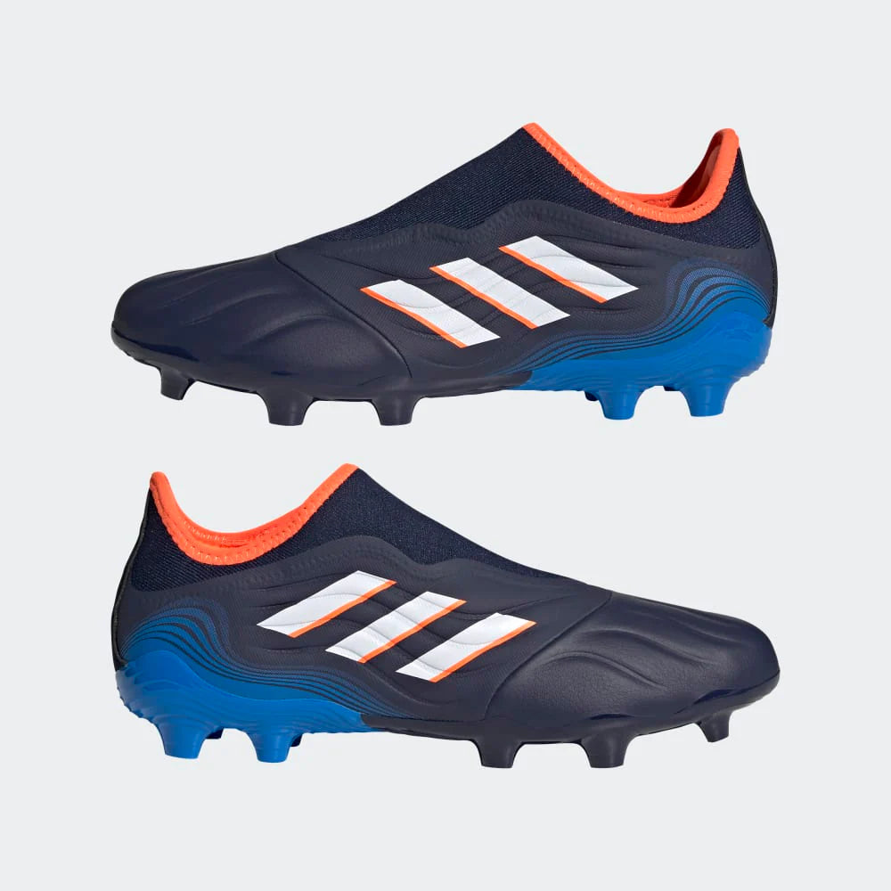 adidas Copa Sense3 Laceless FG Firm Ground Boots Blue White Orange
