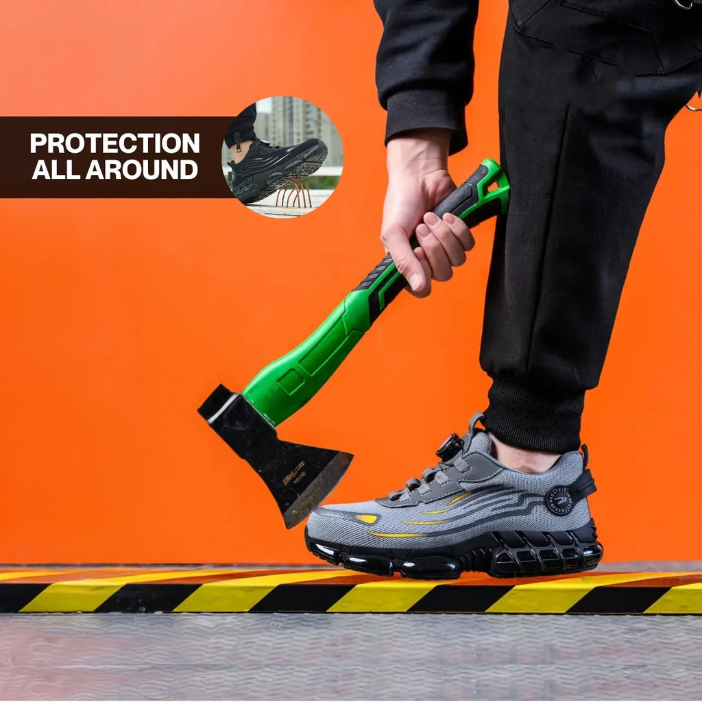 Axon Healthy Protective Steel Toe Sneakers