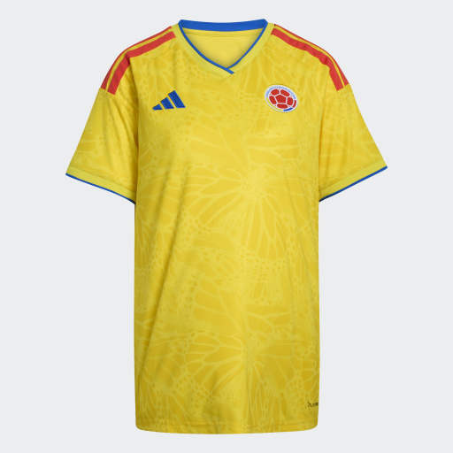 adidas Colombia Home Womens Soccer Jersey 26 Yellow