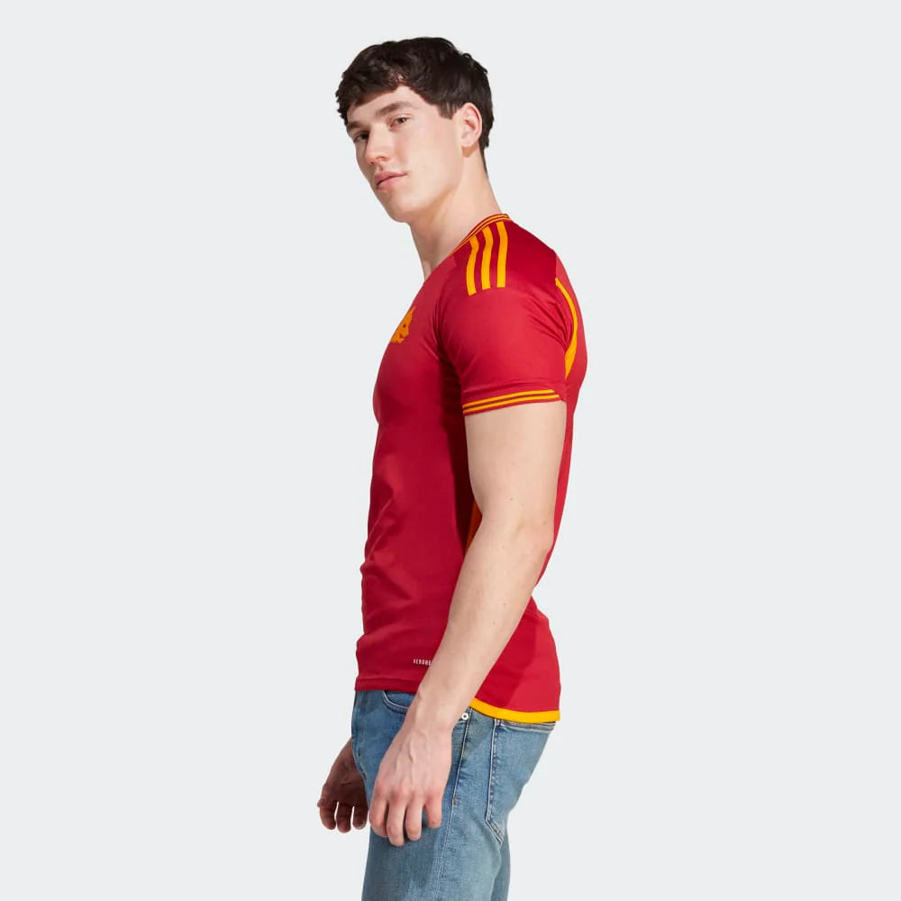 adidas Mens AS Roma Home Jersey 23