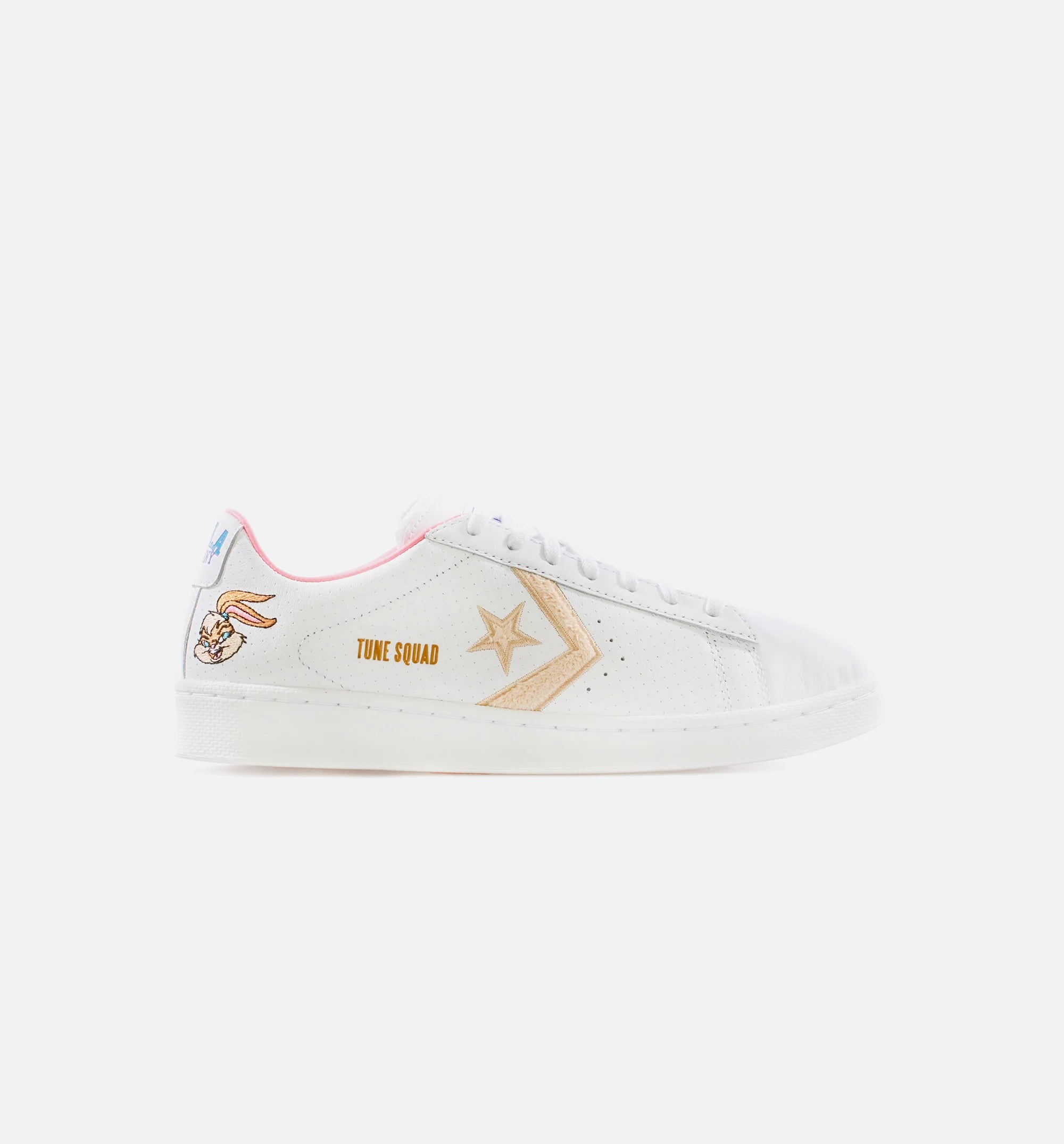 X Space Jam Pro Leather Mens Lifestyle Shoe White Tan