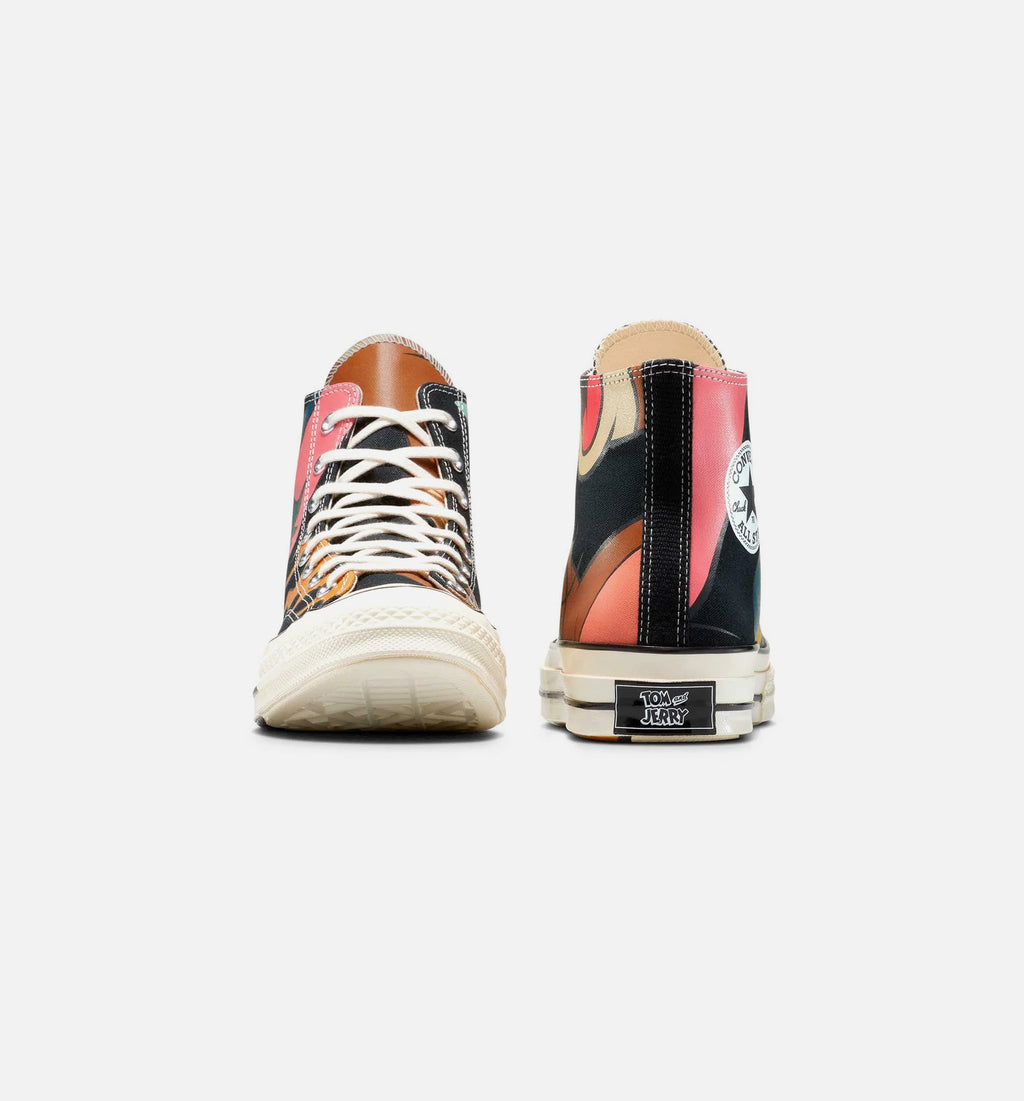 Tom And Jerry Chuck 70 High Mens Lifestyle Shoe Black Multi Color