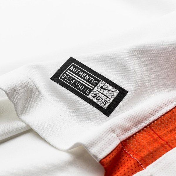 Nike Netherlands Away Stadium Youth Jersey 15 White
