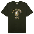 Bitmap College Tee Olive Drab