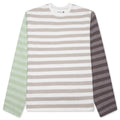 Multi Stripe Crewneck Bone