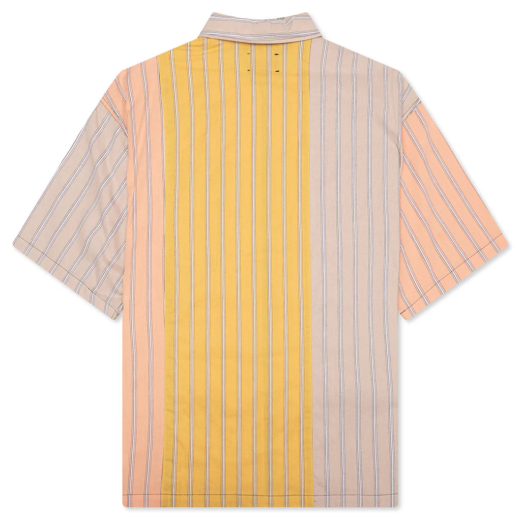 Garner Zip Shirt Peach