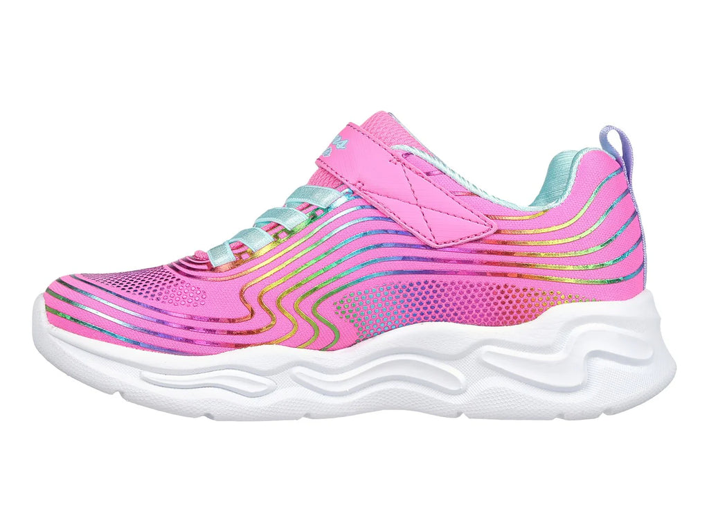 Tenis Skechers Wavy Beams Rosa Multicolor para Niña