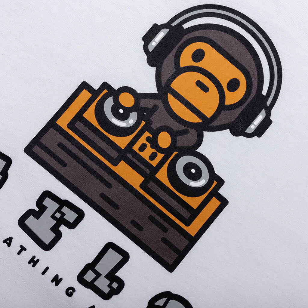 Kids Milo DJ Tee White