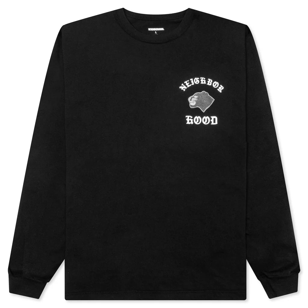 NH L S Tee 10 Black
