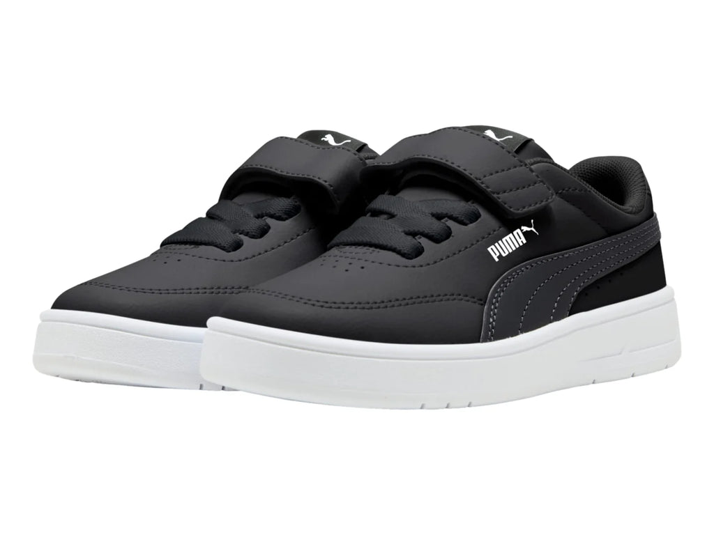 Tenis PUMA Court Classic Clean Negros para Niño