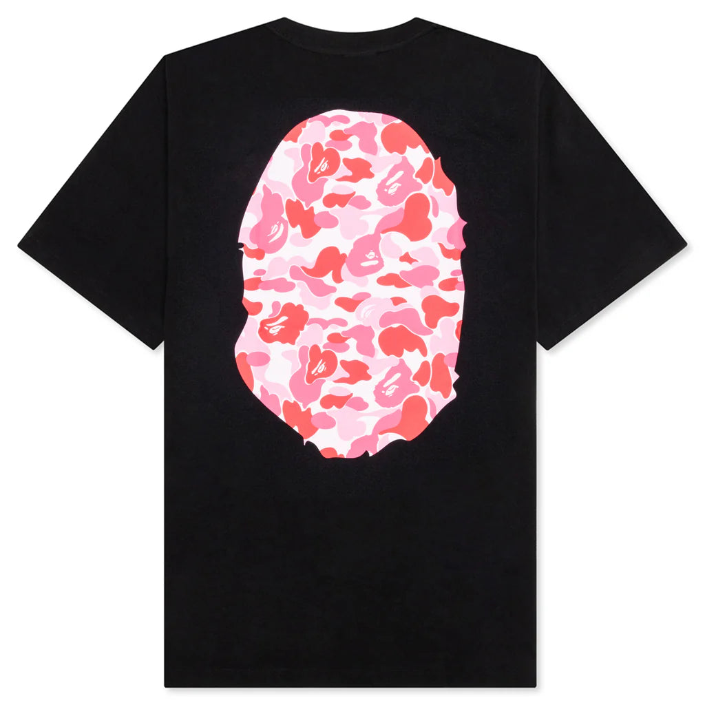 ABC Camo Big Ape Head Tee Black Pink