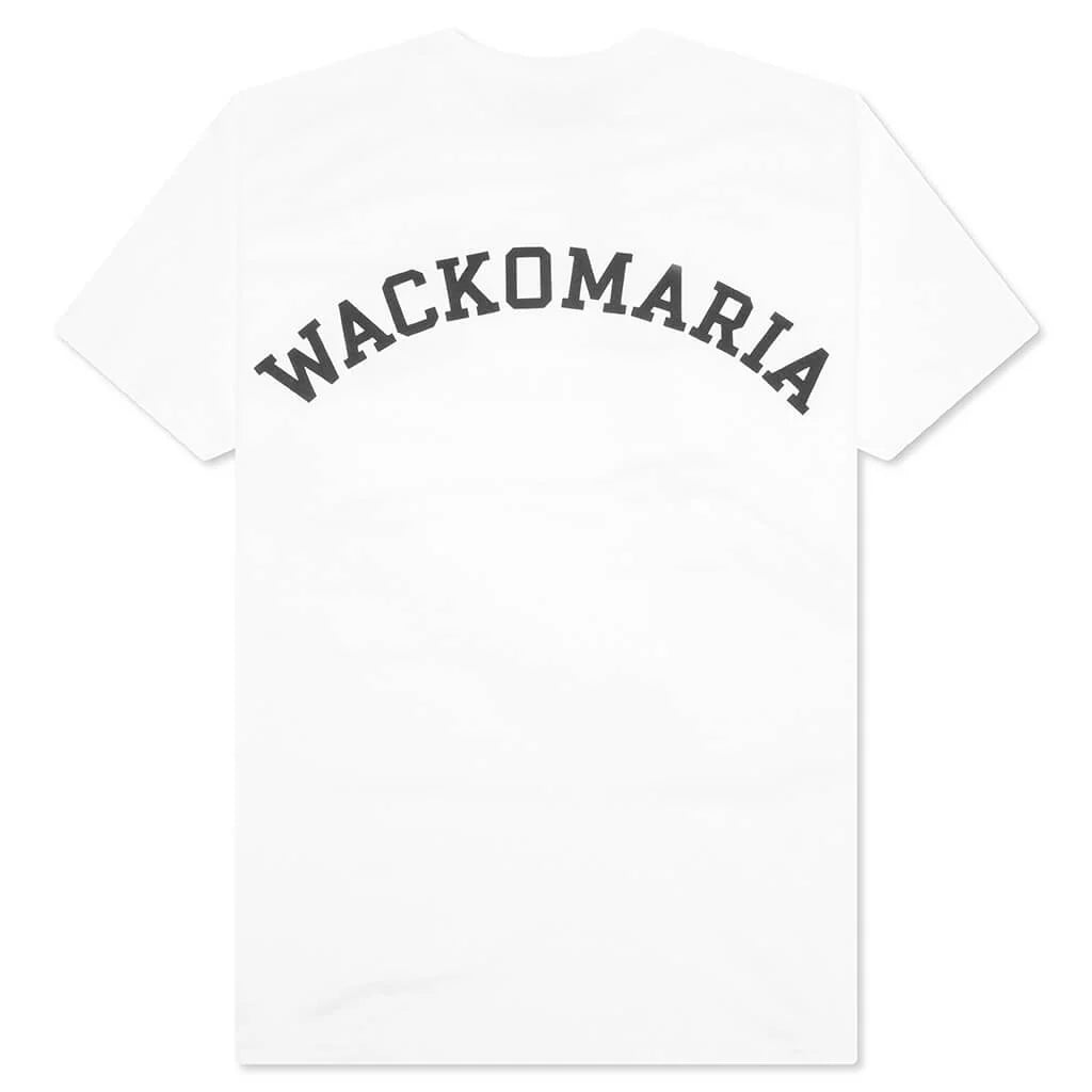 Washed Heavyweight Crewneck T Shirt Type 5 White