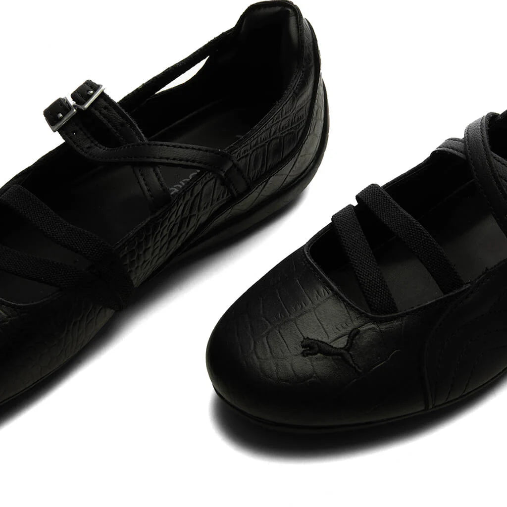 Womens Speedcat Ballet Croc PUMA Black Cool Dark Gray