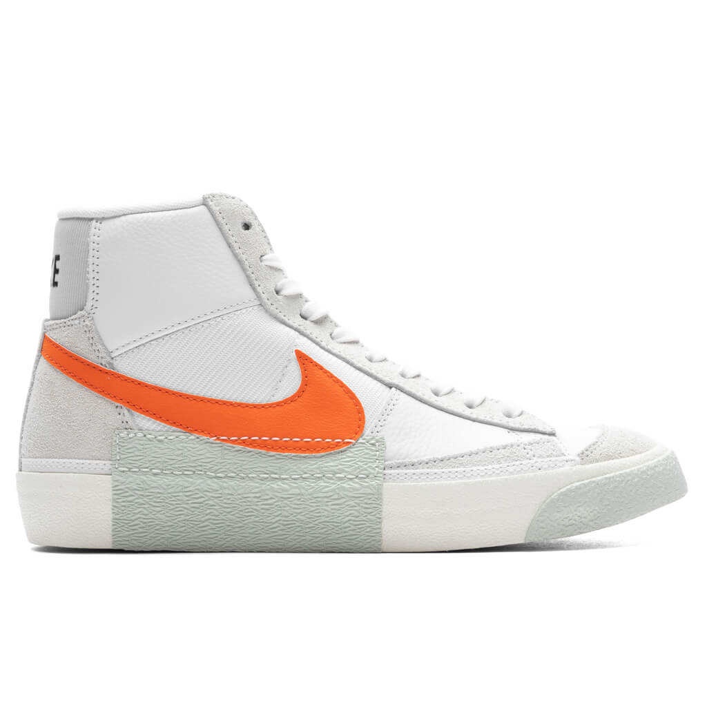 Blazer Mid Pro Club White Safety Orange Sail