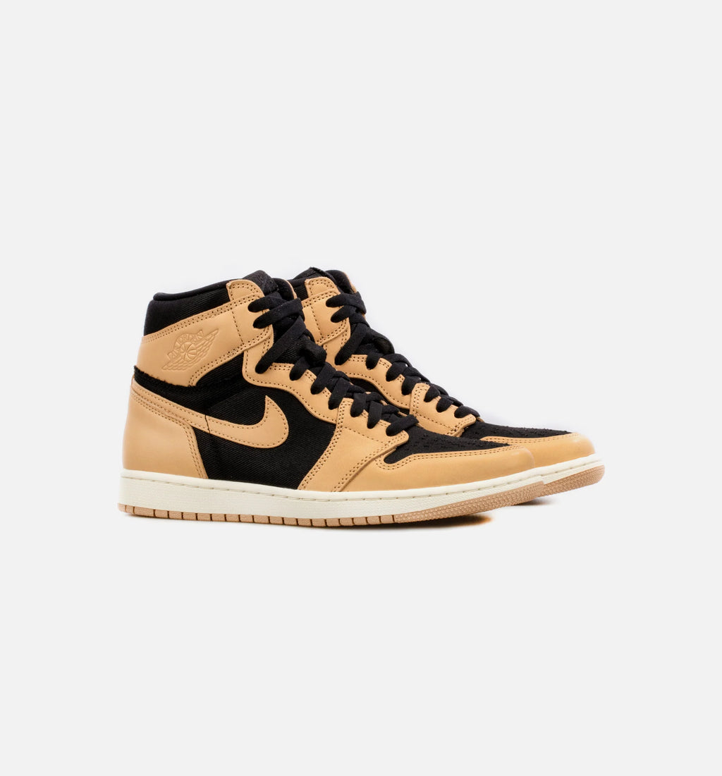 Air Jordan 1 High OG Heirloom Mens Lifestyle Shoe Beige Black