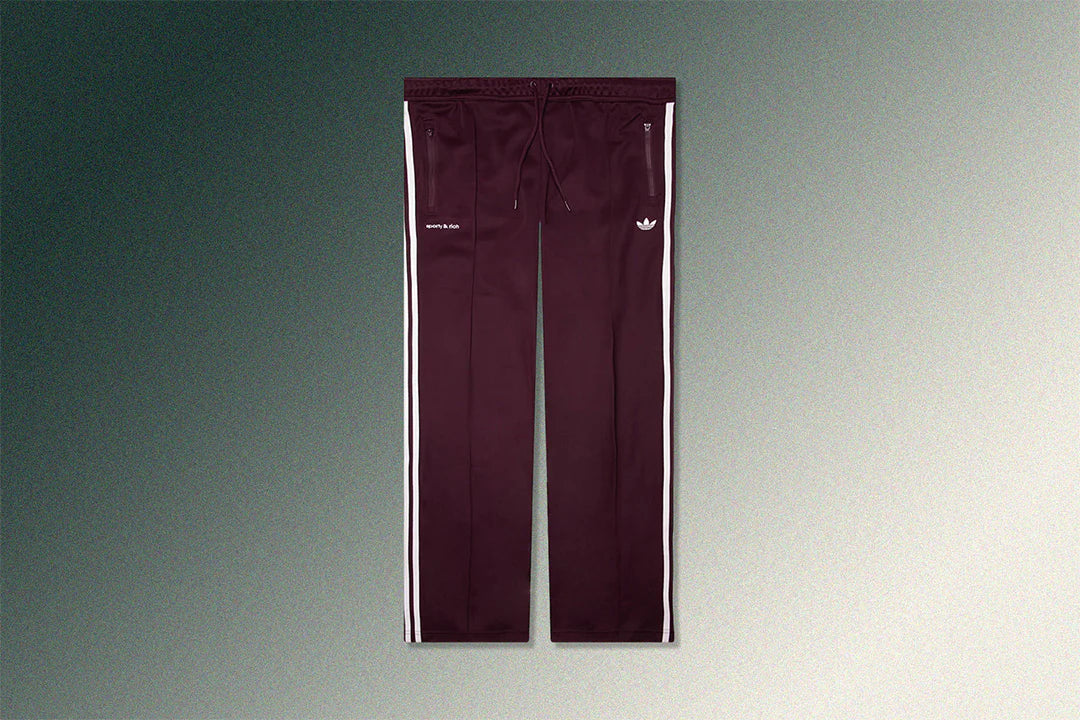Adidas x Sporty Rich Track Pant Maroon