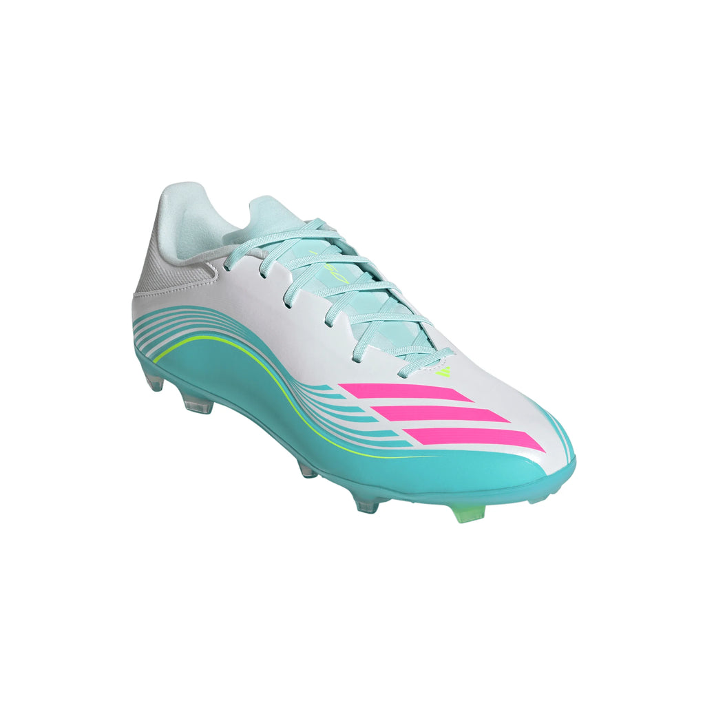 adidas F50 Messi League Firm Ground Multi Ground Mens Soccer Cleats White Pink