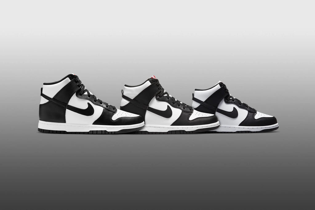 Dunk High GS Black White
