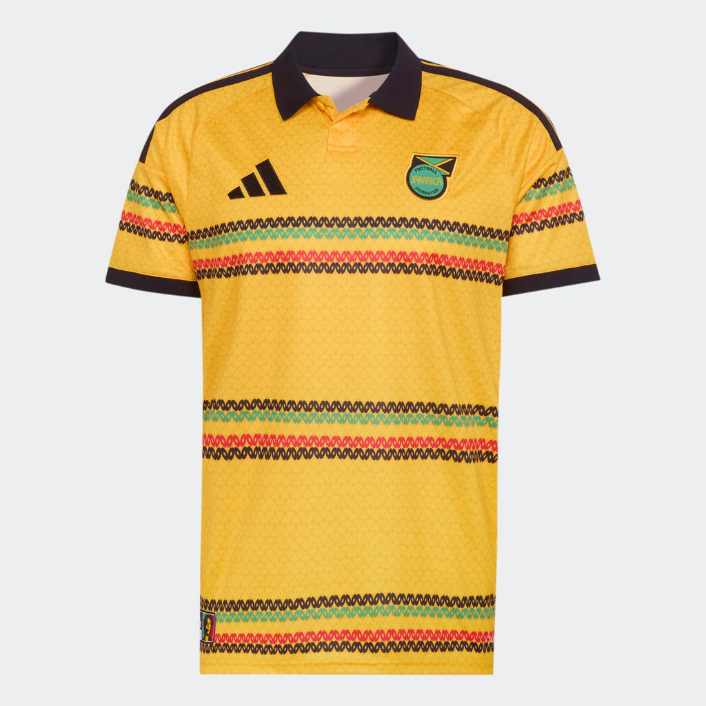 adidas Jamaica Home Mens Soccer Jersey 2026 Gold