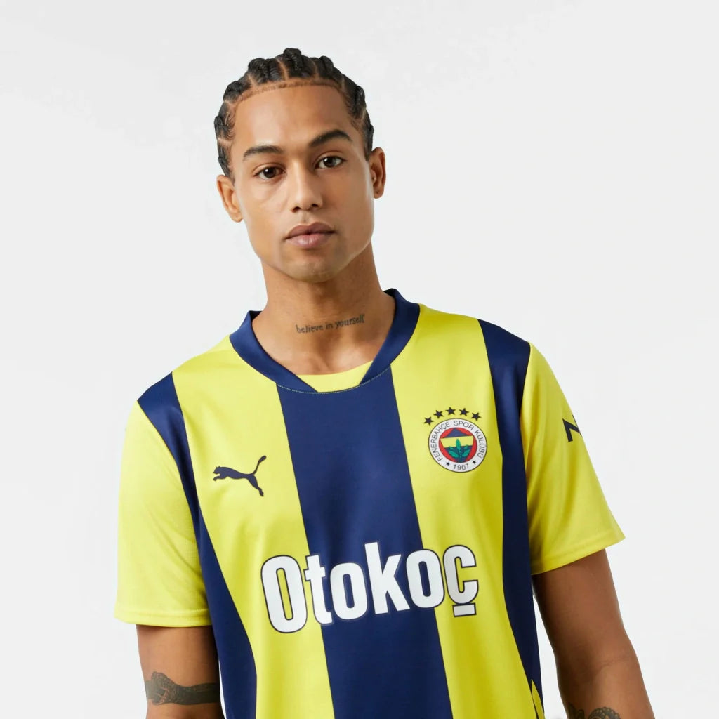 PUMA Fenerbahçe Home Jersey 24 Yellow Blue Violet