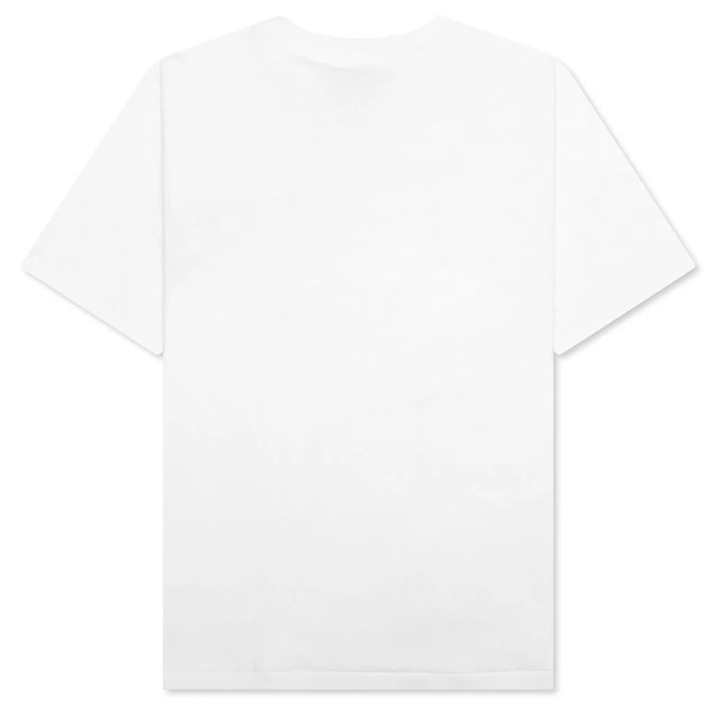 Tie Dye College Tee White Beige