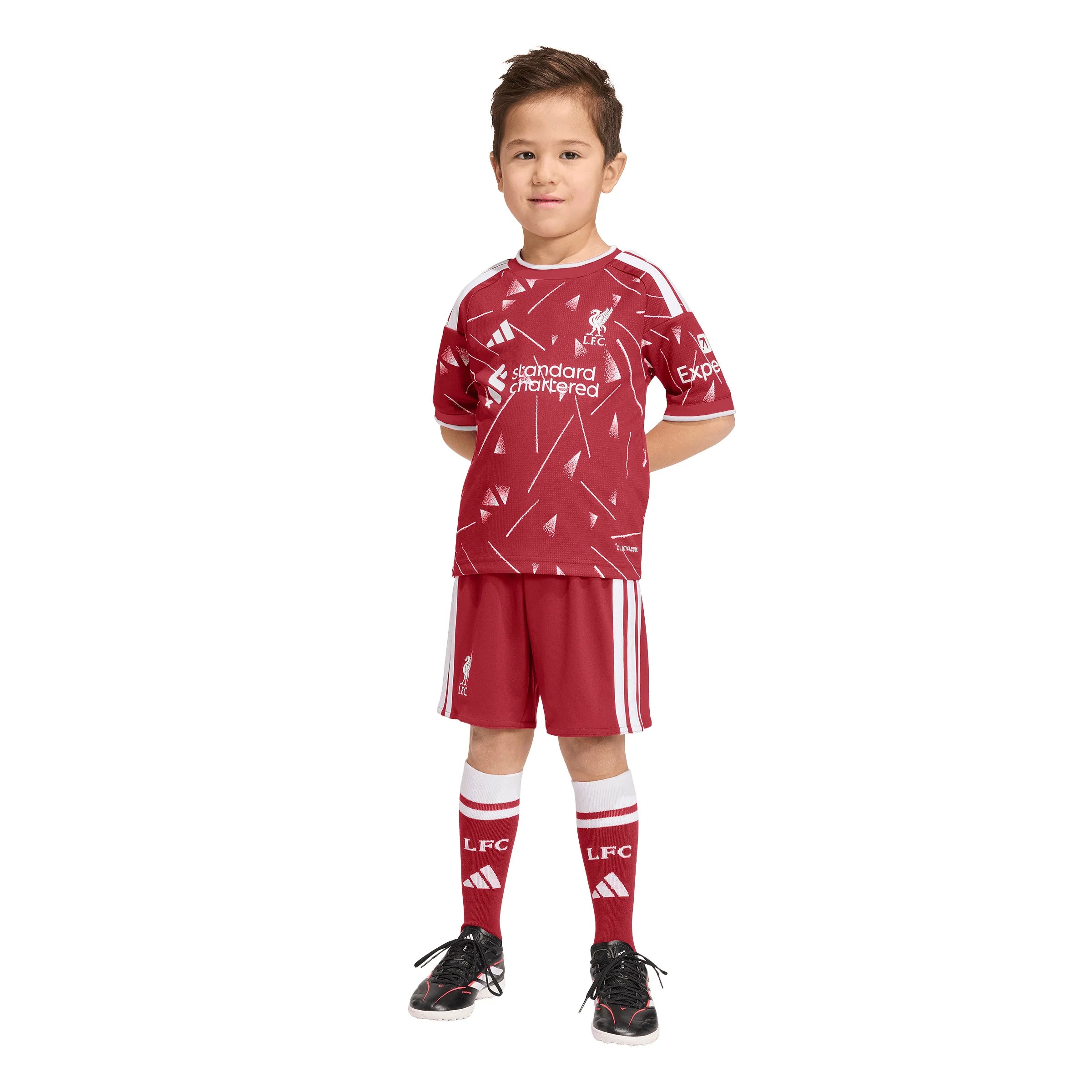 adidas Liverpool FC Home Soccer Mini Kids Set 26 27 Red