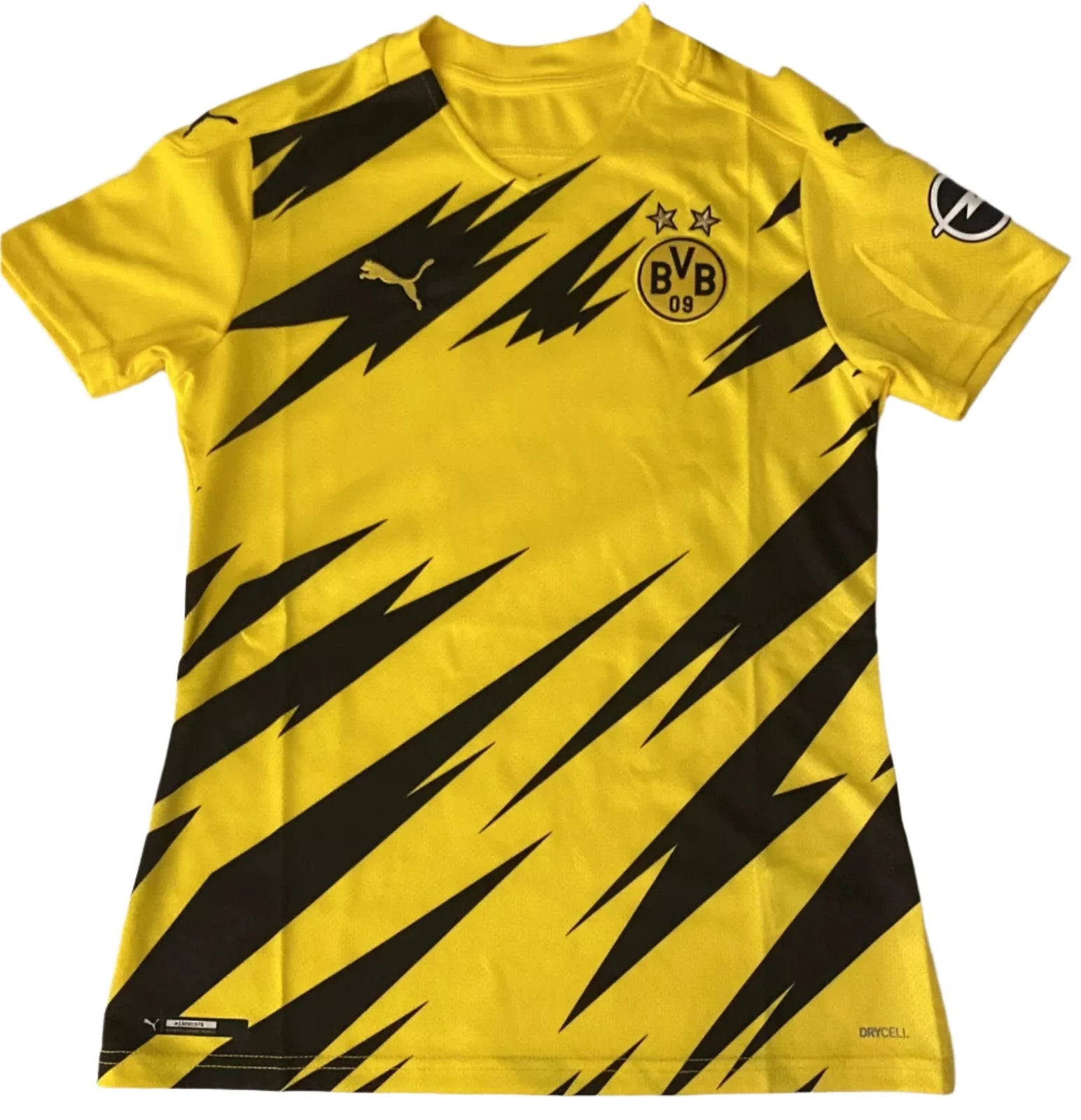 PUMA Womens Borussia Home Jersey 20 Yellow