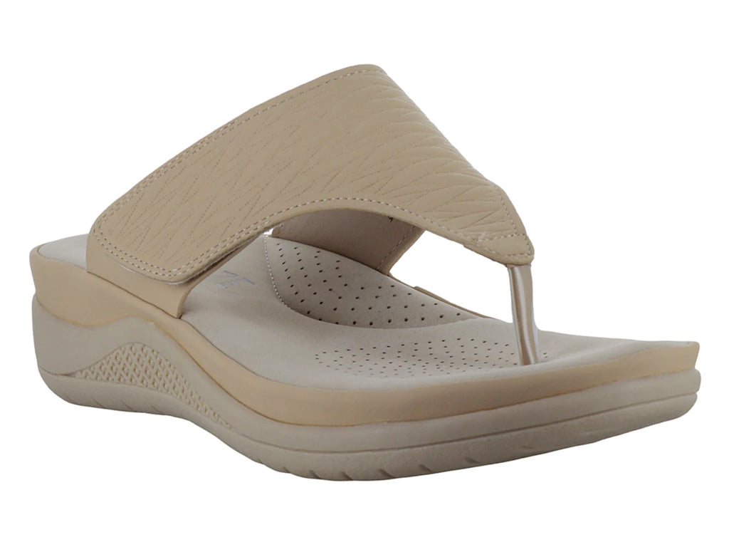 Sandalias ROZE Confort Color Crema para Mujer