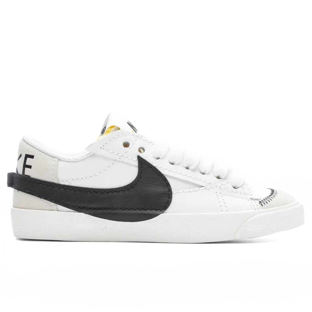 Womens Blazer Low 77 Jumbo White Black Sail