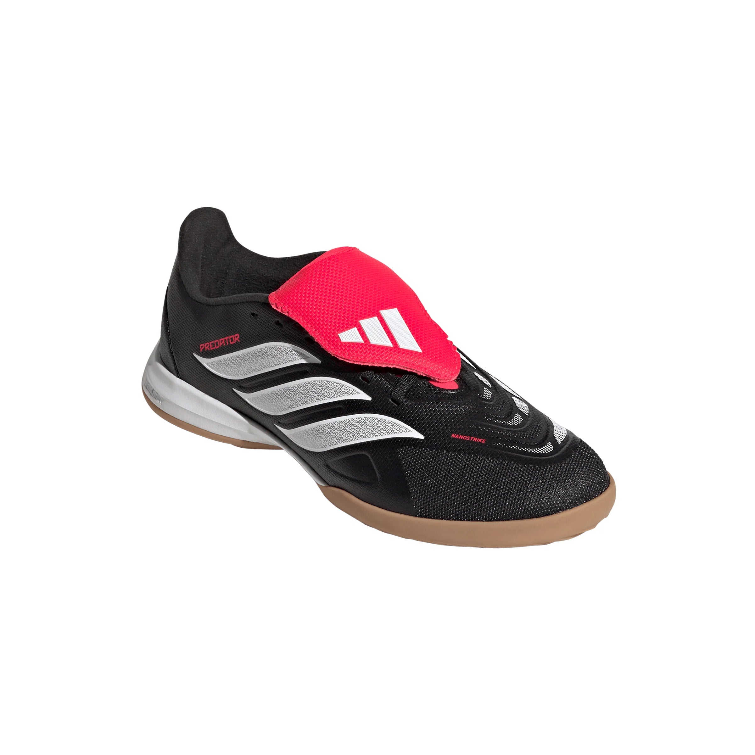 adidas Predator League Fold Over Tongue IN Indoor Youth Soccer Shoes Black White