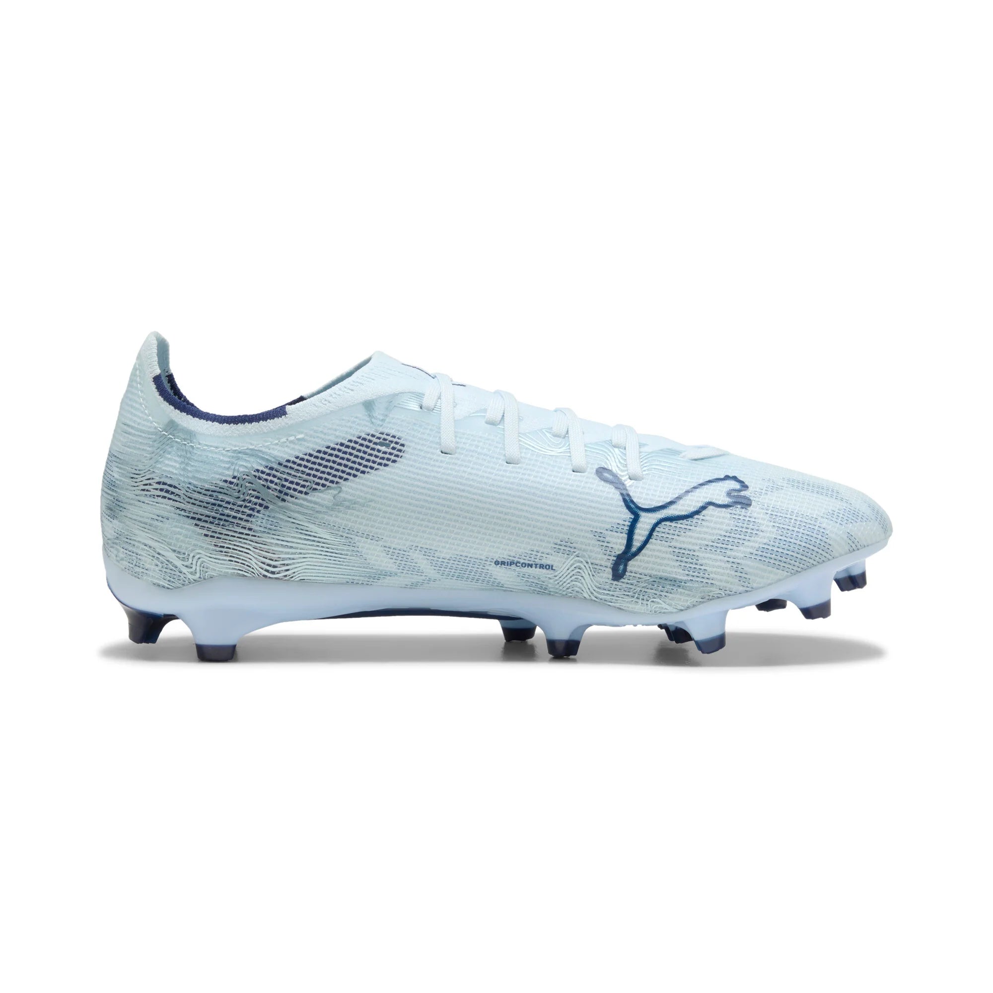 PUMA Ultra 6 Match FG AG Firm Ground Artificial Ground Mens Soccer Cleats Icy Blue White