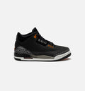 Air Jordan 3 Retro Fear Grade School Lifestyle Shoe Night Stadium Total Orange