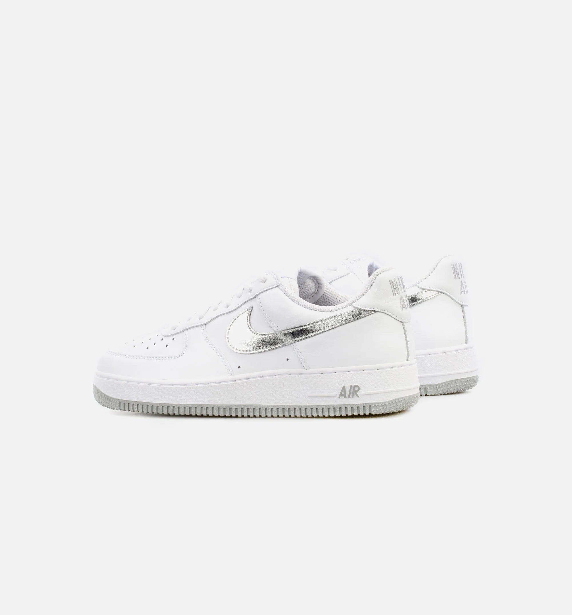 Air Force 1 Low Silver Swoosh Mens Lifestyle Shoe White