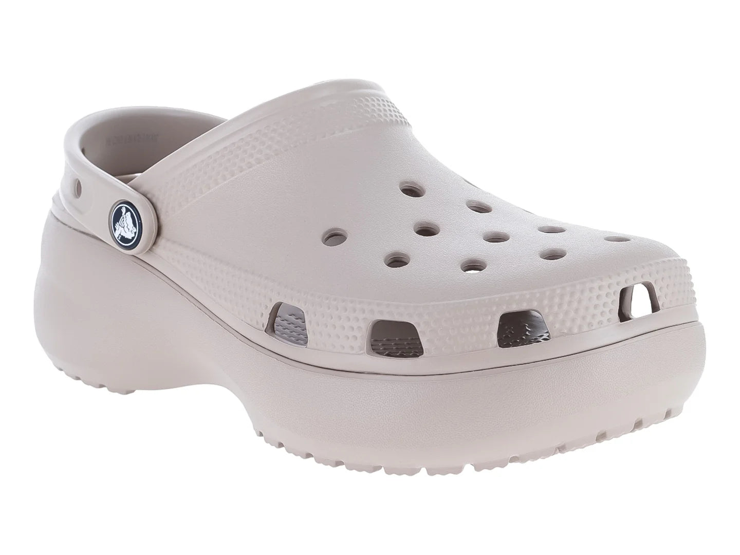 Sandalias Crocs Classic Platform Clog Taupe para Mujer