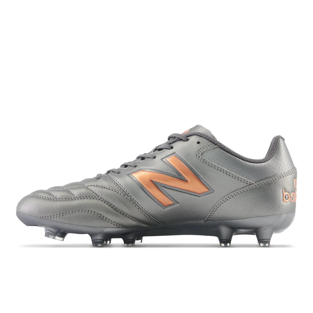 New Balance 442 V2 Team FG Firm Ground Soccer Cleats Silver