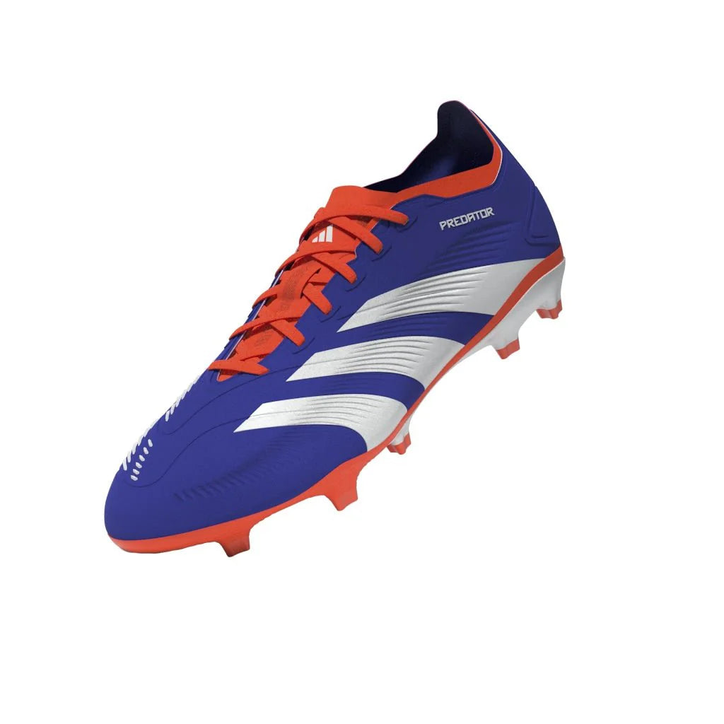 adidas Predator League FG Firm Ground Soccer Cleats Lucid Blue White Solar Red