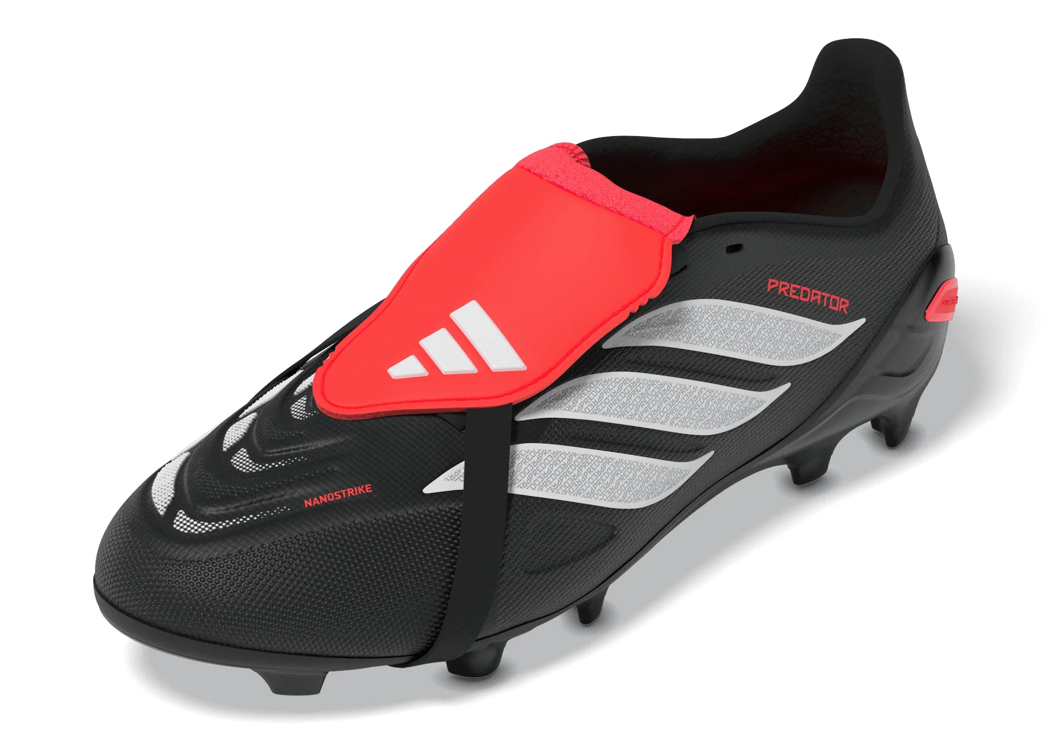 adidas Predator League Fold Over Tongue FG Firm Ground Youth Soccer Cleats Black White